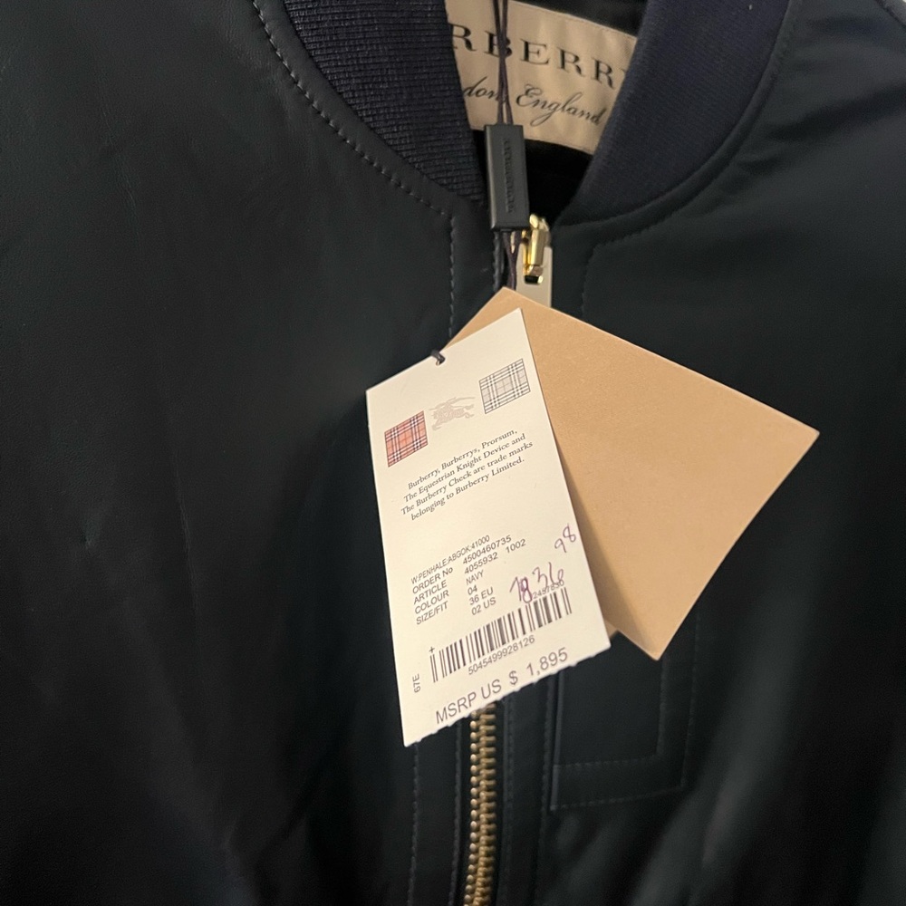 bURBERRY Leather jucket